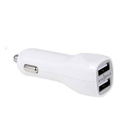 Caricabatterie da auto mini USB Mobile Fashion 2 porte 2.1 A bianco
