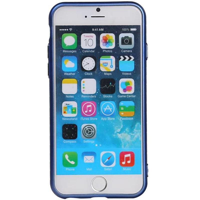 Design TPU Taske til iPhone 6 / 6s Blå