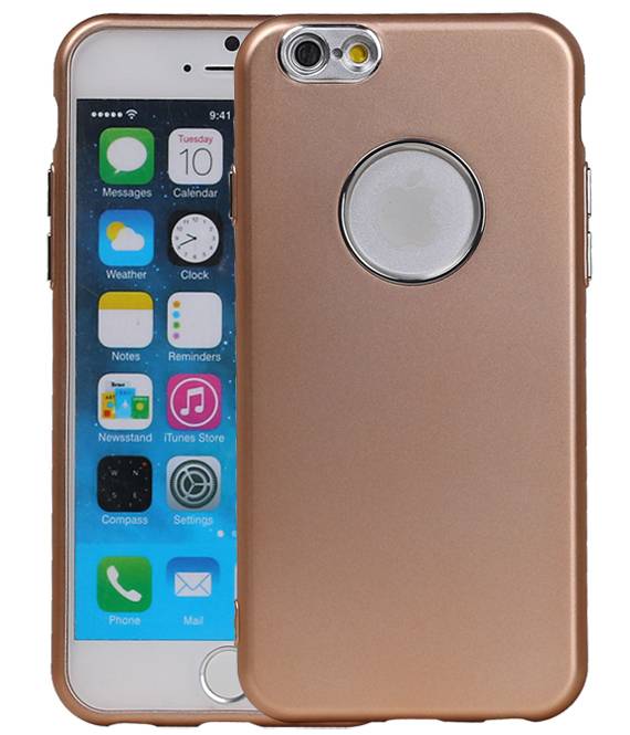 Design TPU Case for iPhone 6 / 6s Gold