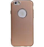 Design TPU Hoesje voor iPhone 6 / 6s Goud