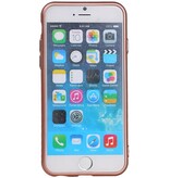 Caso di disegno TPU per iPhone 6 / 6S Rosa