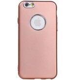 Caso del diseño TPU para el iPhone 6 / 6s rosa