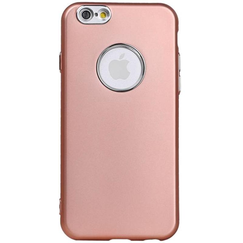 Caso del diseño TPU para el iPhone 6 / 6s rosa