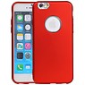 Caso di disegno TPU per iPhone 6 / 6S Red