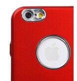 Design TPU Hoesje voor iPhone 6 / 6s Rood