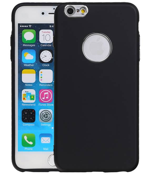 Case Design TPU pour iPhone 6 / 6s Plus Noir