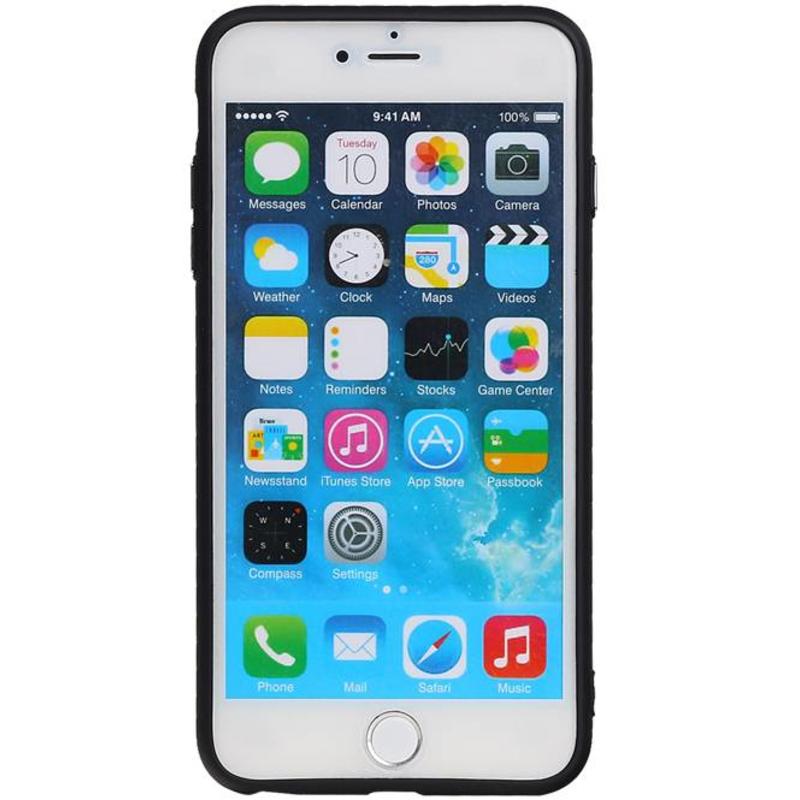 Diseño del caso de TPU para el iPhone 6 / 6s Plus Negro