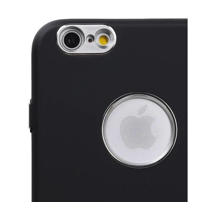 Diseño del caso de TPU para el iPhone 6 / 6s Plus Negro