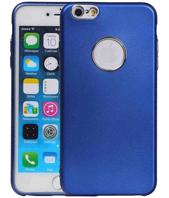 Design TPU Case for iPhone 6 / 6s Plus Blue