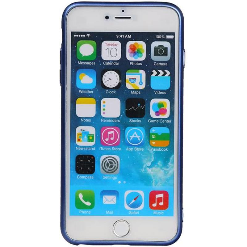 Design TPU Case for iPhone 6 / 6s Plus Blue