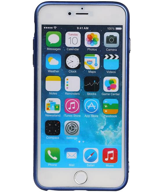 Design-TPU für iPhone 6 / 6s Plus-Blau