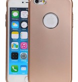 Caso di disegno TPU per iPhone 6 / 6s plus oro