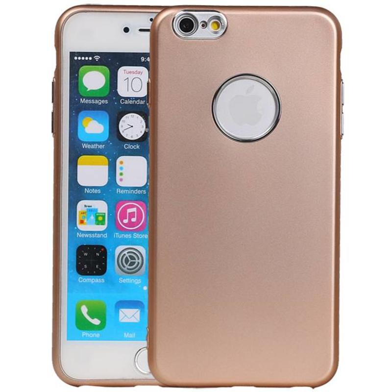Design TPU Hoesje voor iPhone 6 / 6s Plus Goud