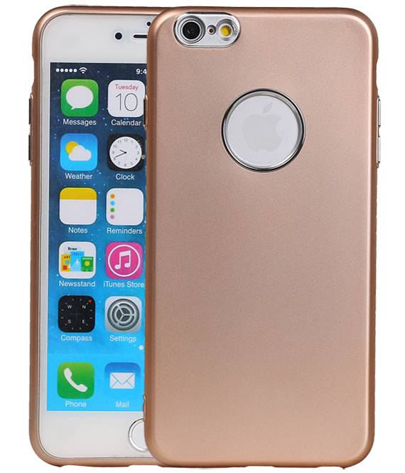 Design TPU Case for iPhone 6 / 6s Plus Gold