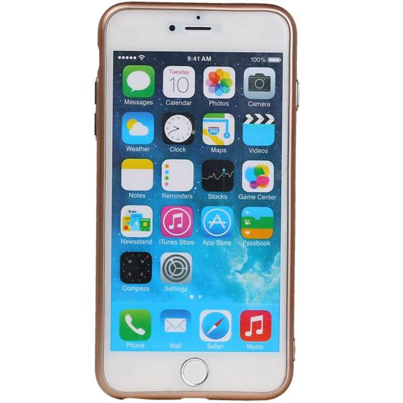 TPU Case Design pour iPhone 6 / 6s Plus Gold