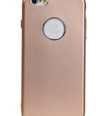 TPU Case Design pour iPhone 6 / 6s Plus Gold