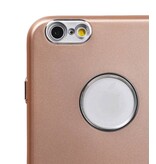 Caso di disegno TPU per iPhone 6 / 6s plus oro