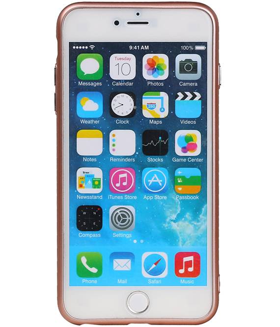 Diseño del caso de TPU para el iPhone 6 / 6s Plus Rosa