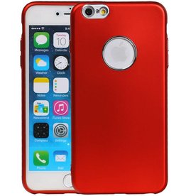 Diseño del caso de TPU para el iPhone 6 / 6s Plus Rojo