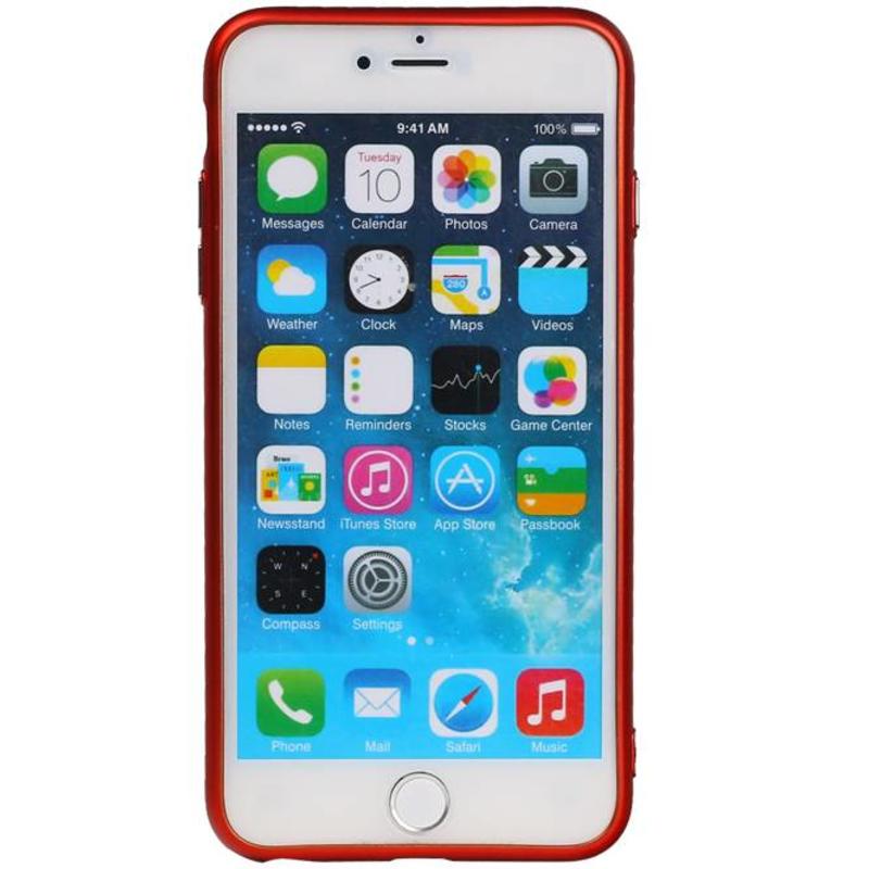 Case Design TPU pour iPhone 6 / 6s Plus Rouge