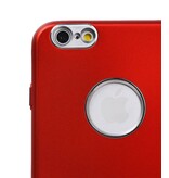 Case Design TPU pour iPhone 6 / 6s Plus Rouge