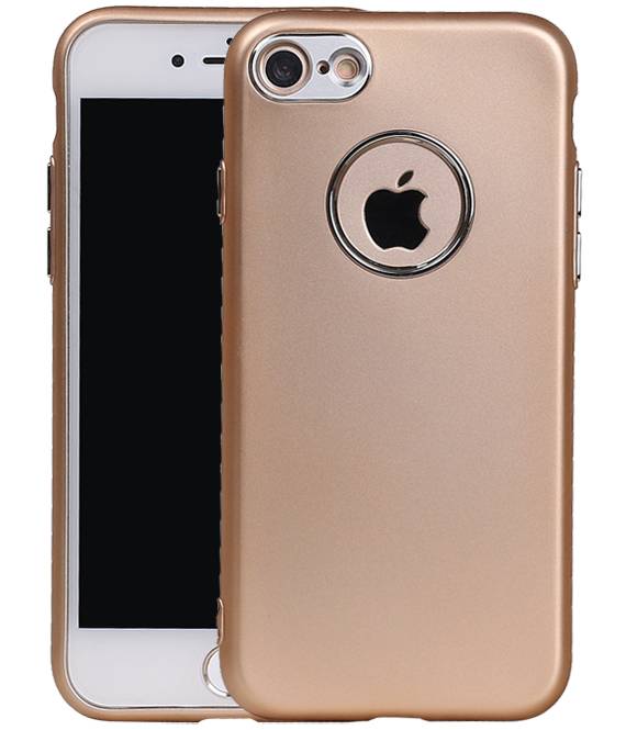 Design TPU Hoesje voor iPhone 7 Goud