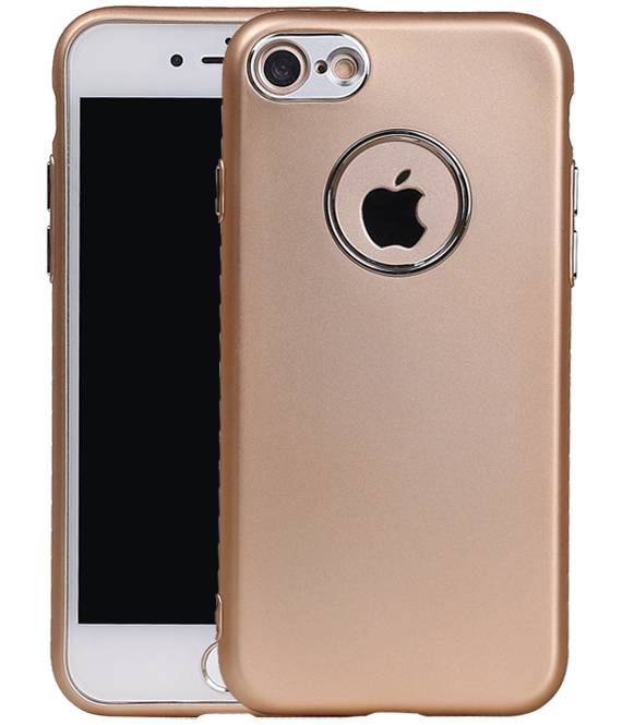 TPU Case Design pour iPhone 7 Gold