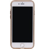Caso del diseño TPU para el iPhone 7 Gold