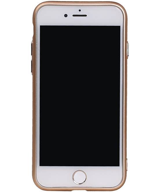 Design TPU Hoesje voor iPhone 7 Goud