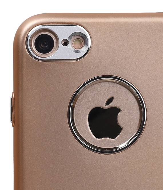 TPU Case Design pour iPhone 7 Gold