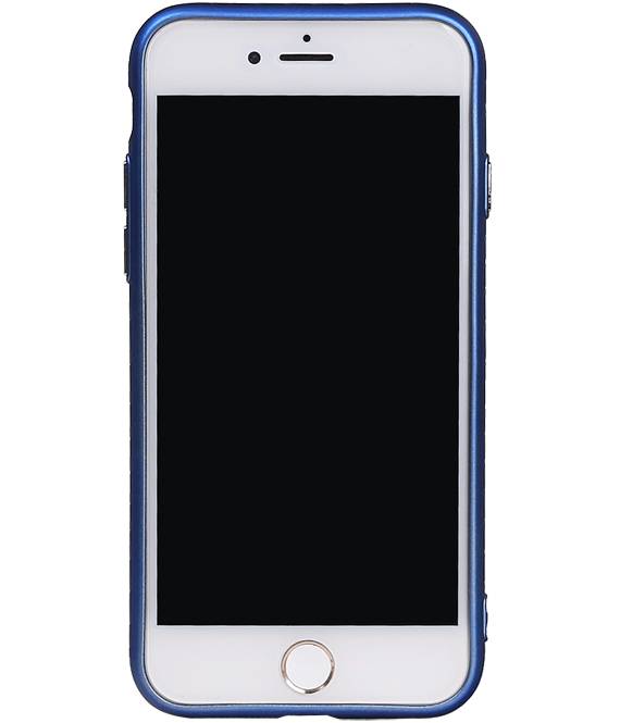 Case Design TPU pour iPhone 7 plus bleu