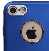 Case Design TPU pour iPhone 7 plus bleu