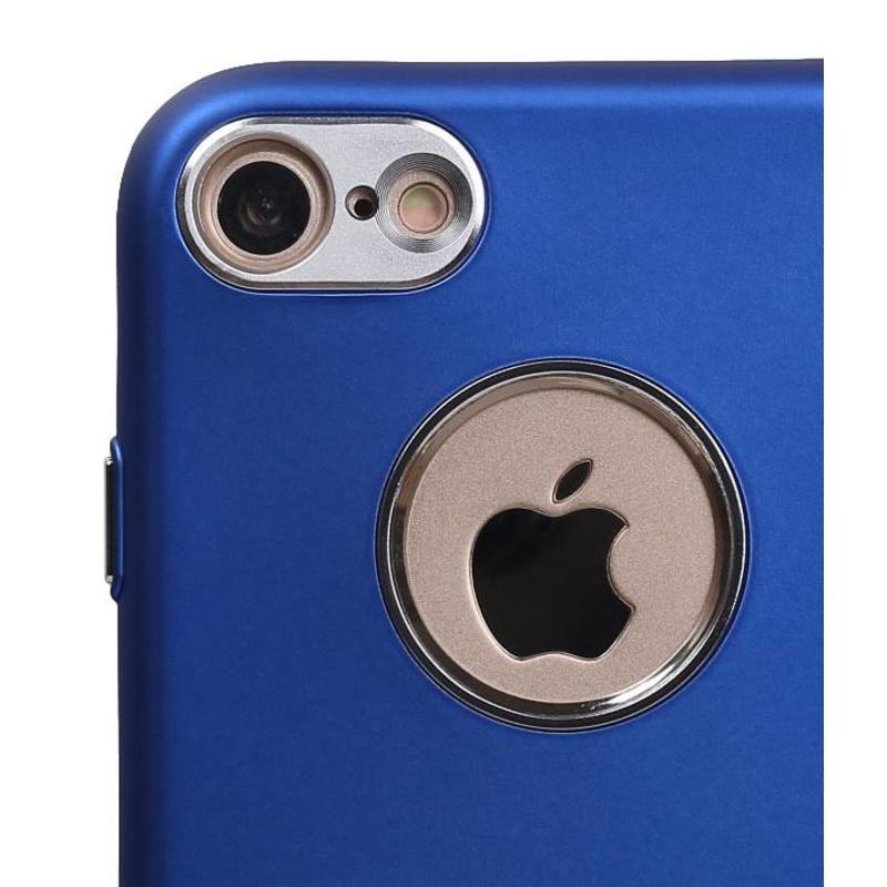 Case Design TPU pour iPhone 7 plus bleu