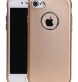 Design TPU Hoesje voor iPhone 7 Plus Goud