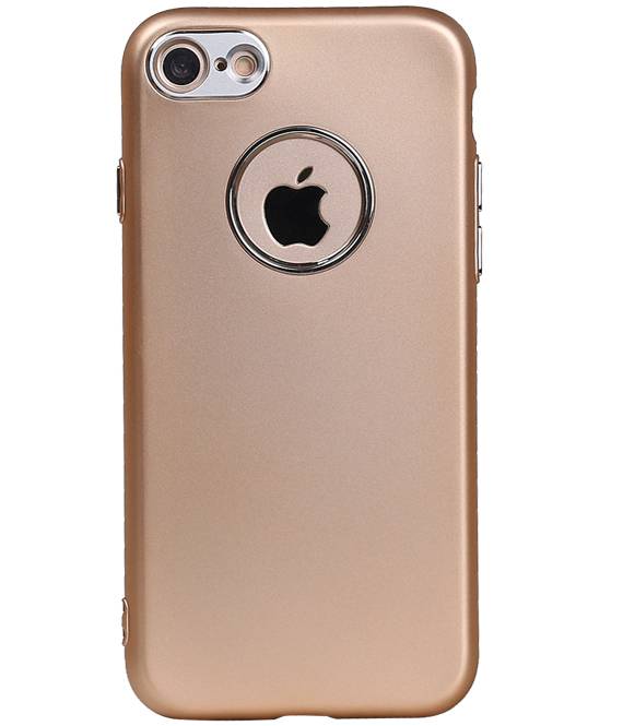 Diseño del caso de TPU para el iPhone 7 Plus Gold