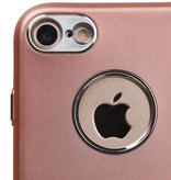 Case Design TPU pour iPhone 7 plus rose