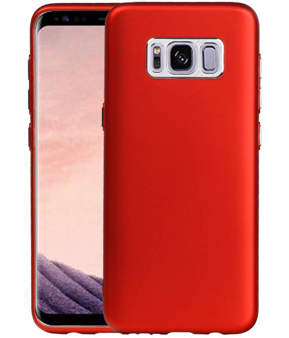 Case Design TPU pour Galaxy S8 Rouge