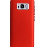 Diseño del caso de TPU para la galaxia S8 Rojo