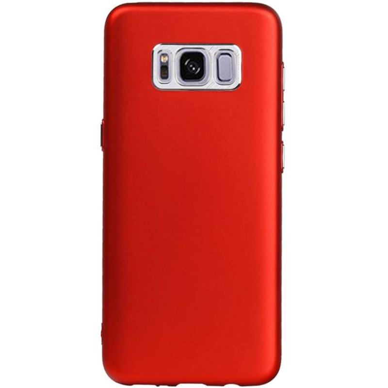 Diseño del caso de TPU para la galaxia S8 Rojo