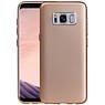 Design TPU Case for Galaxy S8 Gold