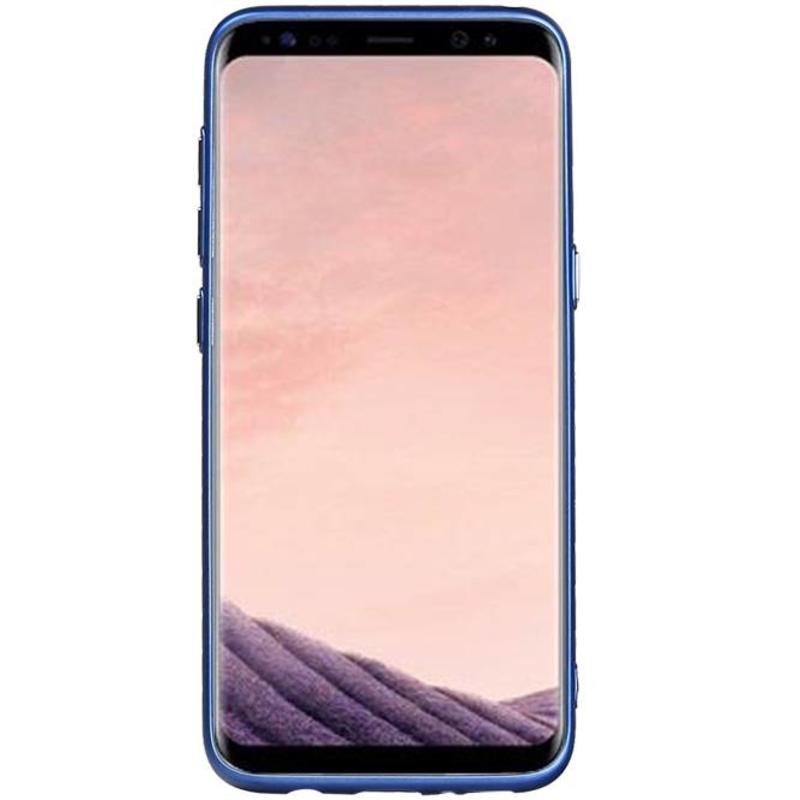 Case Design TPU pour Galaxy plus S8 Bleu