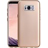 Case Design TPU pour Galaxy S8 Plus Gold