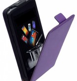 Flip Case per iPhone 5 / 5s viola Op = Op Azione !!!