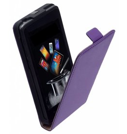 Flip Sleeve for iPhone 5 / 5s Purple Up = On Action !!!