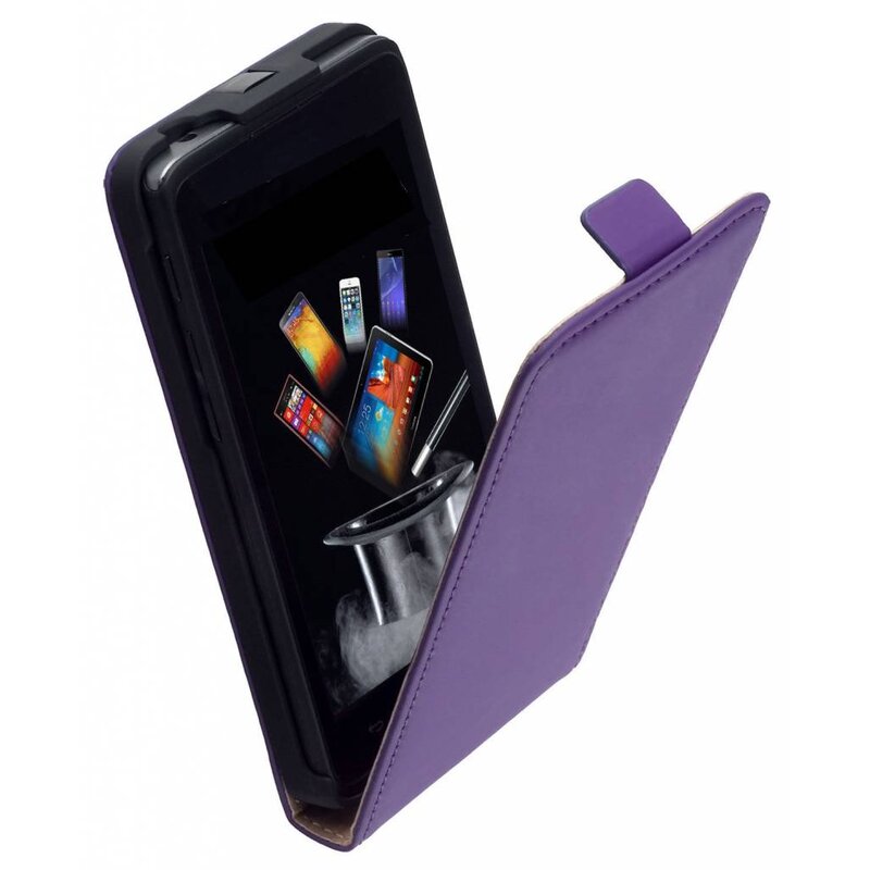 Flip Case für iPhone 5 / 5s Lila Op = Op Aktion !!!