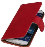 Lavato Custodia in pelle stile del libro per il Galaxy Note N9000 3 Rosa