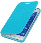 Caso Tipo EasyBook para Galaxy A7 turquesa