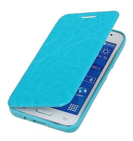 Caso Tipo EasyBook para Galaxy A5 turquesa