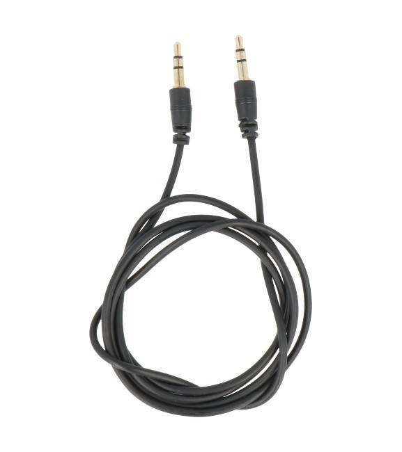 Aux Stereo Kabel Sort