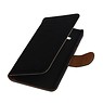 Washed Leather Bookstyle Case for Samsung Z1 Z130H Black